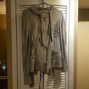 Gray jacket and pants